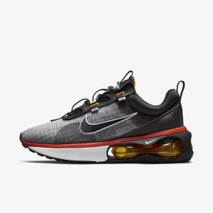 Black / Red / White Men's Nike Air Max 2021 Sneakers | NK456RUF