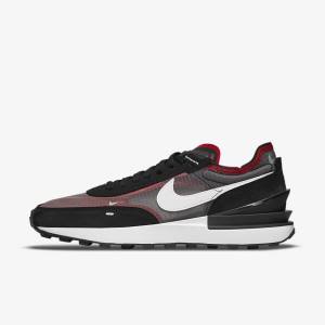 Black / Red / White Men's Nike Waffle One SE Sneakers | NK086YHV