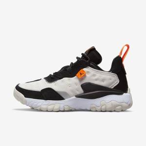 Black / White / Orange Women's Nike Jordan Delta 2 Sneakers | NK896SEX