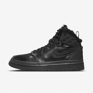 Black / White Women's Nike Air Jordan 1 Acclimate Sneakers | NK016PEO