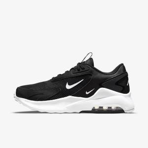 Black / White Women's Nike Air Max Bolt Sneakers | NK037PDU