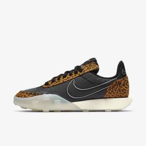 Black Women's Nike Waffle Racer 2X Sneakers | NK042UZF