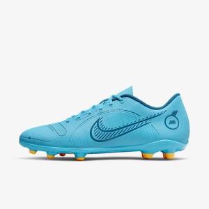 Blue / Orange Men's Nike Mercurial Vapor 14 Club MG Multi-Ground Football Shoes | NK721RGI