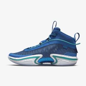 Blue / White Men's Nike Air Jordan XXXVI SE Luka Global Game Basketball Shoes | NK306TRG