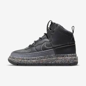 Dark Grey / Black Men's Nike Air Force 1 Boot Sneakers | NK264JRX