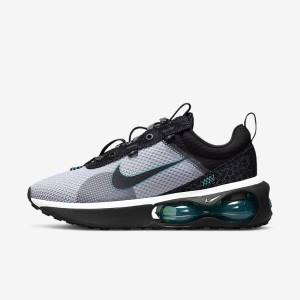 Grey / Black / White Men's Nike Air Max 2021 SE Sneakers | NK489MBZ