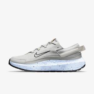 Grey / Blue / Light Beige / Black Men's Nike Crater Remixa Sneakers | NK341JZO