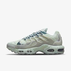 Grey / Dark Turquoise Green Men's Nike Air Max Terrascape Plus Sneakers | NK025JBN