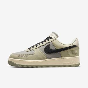 Khaki / White / Black Men's Nike Air Force 1 GTX Sneakers | NK108DGY