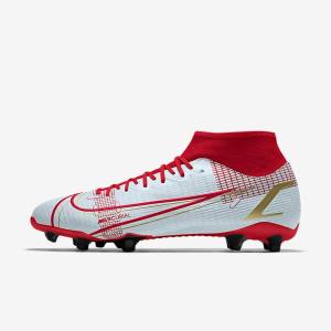 Multicolor Men's Nike Mercurial Superfly 8 Academy By You Custom Football Shoes | NK236WOQ