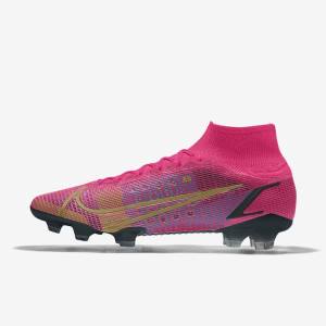 Multicolor Men's Nike Mercurial Superfly 8 Elite By You Custom Football Shoes | NK987IMR