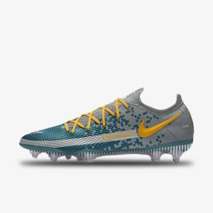 Multicolor Women's Nike Phantom GT Elite By You Custom Firm Ground Football Shoes | NK108ACZ