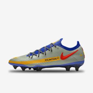 Multicolor Women's Nike Phantom GT Elite By You Custom Firm Ground Football Shoes | NK208JUA