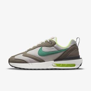 Olive Grey Men's Nike Air Max Dawn Sneakers | NK063NIT