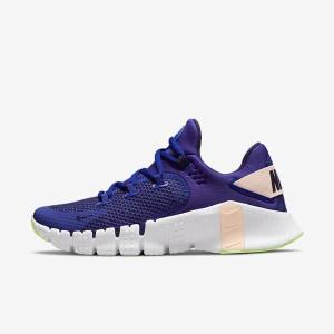 Pink / Black / White Women's Nike Free Metcon 4 Training Shoes | NK248EWP