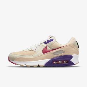 Pink Men's Nike Air Max 90 Sneakers | NK871EAW