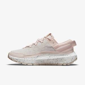 Pink / White / Cream Women's Nike Crater Remixa Sneakers | NK528KGX