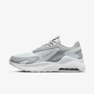 Platinum / White / Metal Silver / Grey Men's Nike Air Max Bolt Sneakers | NK054HEF