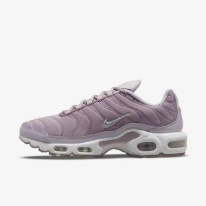 Purple / White / Metal Silver Women's Nike Air Max Plus Sneakers | NK950NOU