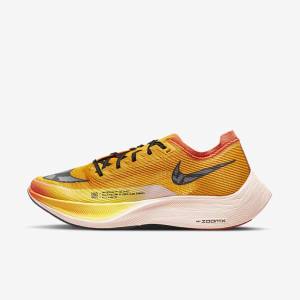 White / Black / Black Men's Nike ZoomX Vaporfly NEXT% 2 Ekiden Road Racing Running Shoes | NK431WDV