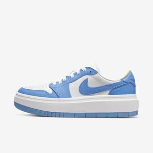 White Black / Blue Women's Nike Air Jordan 1 Elevate Low SE Sneakers | NK830IDM