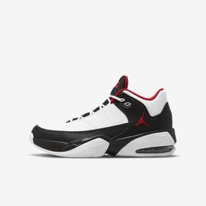 White / Black / Red Kids' Nike Jordan Max Aura 3 Older Sneakers | NK305XRS