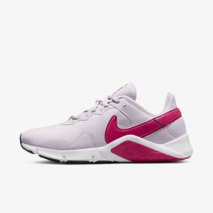 White / Blue / Pink Women's Nike Legend Essential 2 Training Shoes | NK635TSY