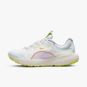 White / Green / Multicolor Women's Nike React Escape Run Road Running Shoes | NK750TKP