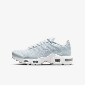 White Kids' Nike Air Max Plus Older Sneakers | NK958ZNW