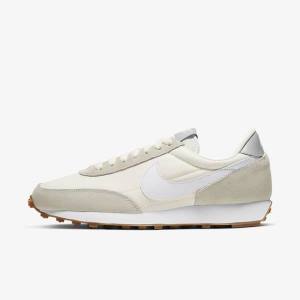 White / Light Grey / White Women's Nike Daybreak Sneakers | NK917WNK