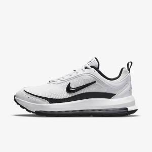 White / Light Red / Black Men's Nike Air Max AP Sneakers | NK437SLK