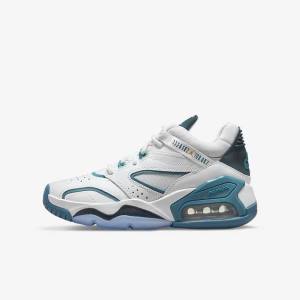 White / Navy / Blue Kids' Nike Jordan Point Lane Older Sneakers | NK264TGX