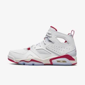 White / Platinum Men's Nike Jordan Flight Club 91 Sneakers | NK561ISP