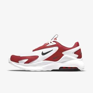 White / Red / Black Men's Nike Air Max Bolt Sneakers | NK907TQU