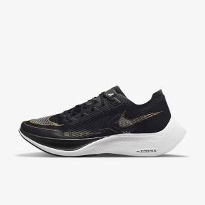 White / Turquoise / Black / Pink Men's Nike ZoomX Vaporfly Next% 2 Road Racing Running Shoes | NK213DKW