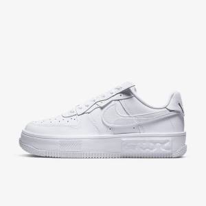 White Women's Nike Air Force 1 Fontanka Sneakers | NK910FJG