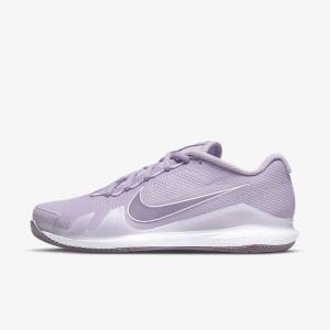 White Women's Nike NikeCourt Air Zoom Vapor Pro Hard-Court Tennis Shoes | NK340OPU