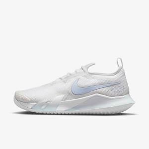 White Women's Nike NikeCourt React Vapor NXT Hard Court Tennis Shoes | NK875OEP